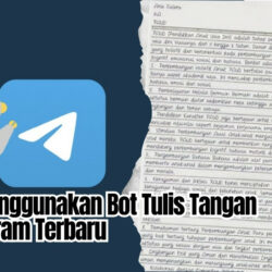 Cara Menggunakan Bot Tulis Tangan di Telegram Terbaru