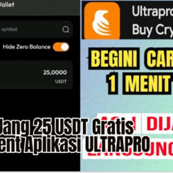 Dapat Uang 25 USDT Gratis dari Event Aplikasi ULTRAPRO