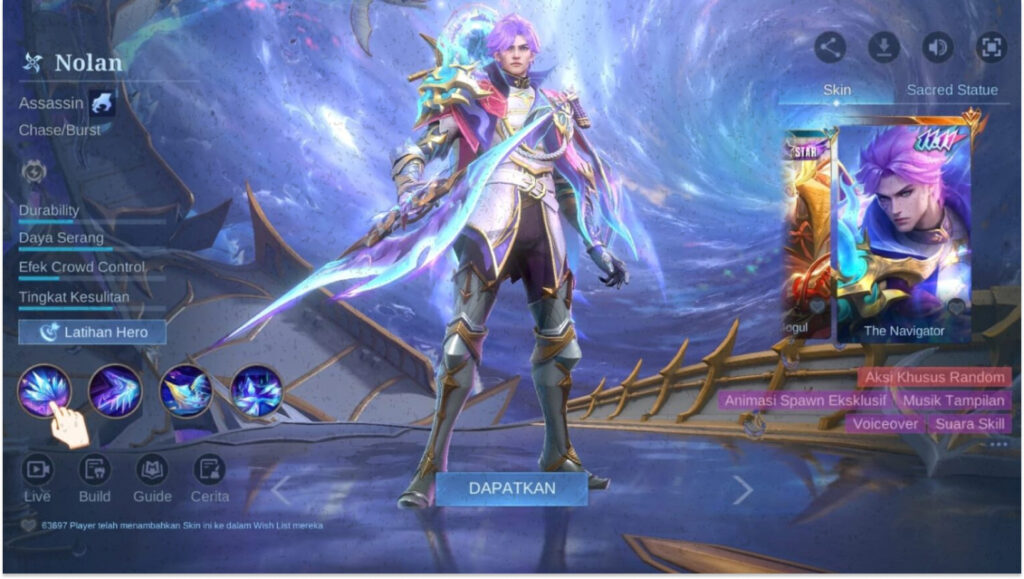 Daftar Skin Eksklusif 11.11 Mobile Legends dan Cara Dapatnya