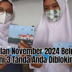 KJP Bulan November 2024 Belum Cair? Ini 3 Tanda Anda Diblokir