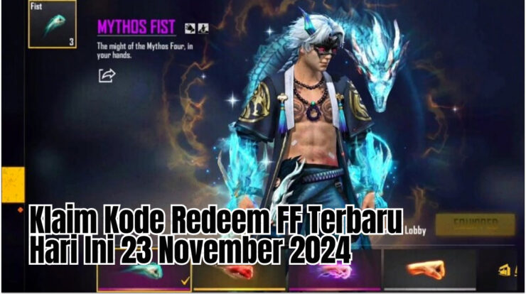 Klaim Kode Redeem FF Terbaru Hari Ini 23 November 2024