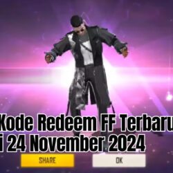 Klaim Kode Redeem FF Terbaru Hari Ini 24 November 2024