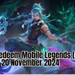 Kode Redeem Mobile Legends (ML) Hari Ini 20 November 2024