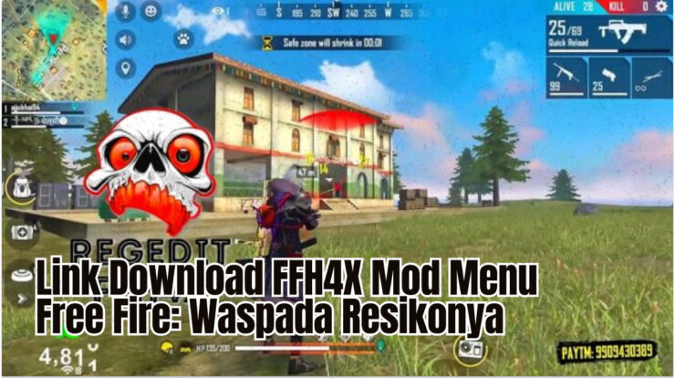 Link Download FFH4X Mod Menu Free Fire: Waspada Resikonya