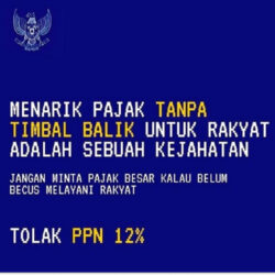 RI Darurat Tolak PPN 12% Viral di Media Sosial: Ini Faktanya