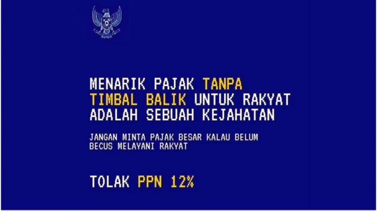 RI Darurat Tolak PPN 12% Viral di Media Sosial: Ini Faktanya