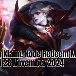 Segera Klaim! Kode Redeem ML Hari Ini 28 November 2024