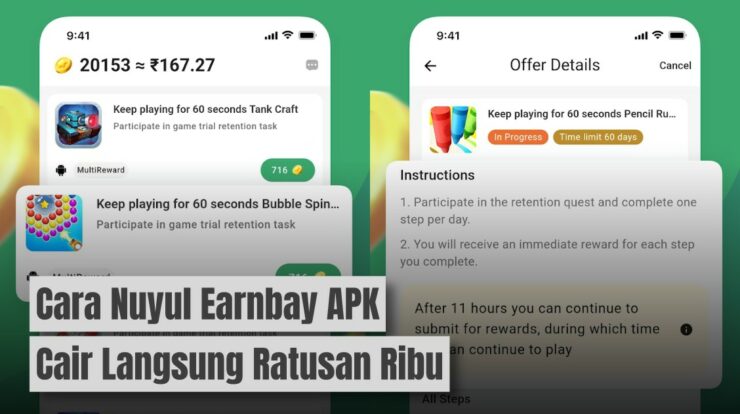 5 Cara Nuyul Earnbay APK: Bisa Langsung Cair Ratusan Ribu