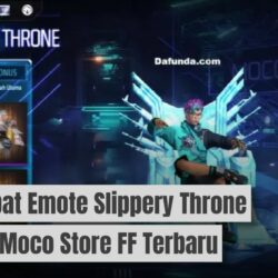 Cara Dapat Emote Slippery Throne di Event Moco Store FF Terbaru