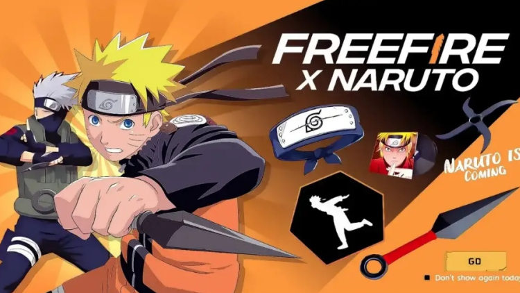 Skin Eksklusif dari Kolaborasi Free Fire X Naruto Shippuden