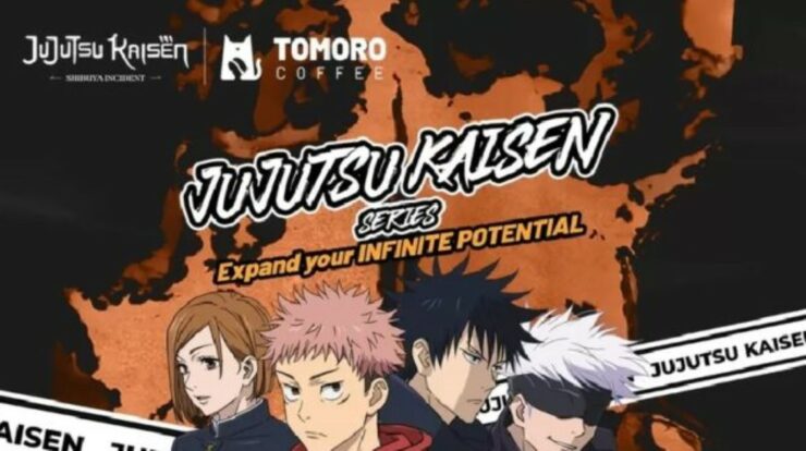 Kolaborasi Jujutsu Kaisen X Tomoro Coffee: Ada Merchandise Eksklusif