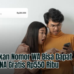 Manfaatkan Nomor WA Bisa Dapat Saldo DANA Gratis Rp550 Ribu