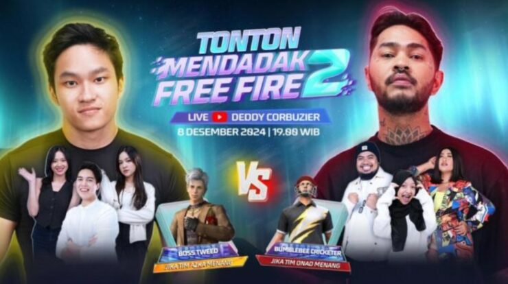 “Mendadak Free Fire 2” Kembali Lagi, Tim Azka Akan Melawan Tim Onad