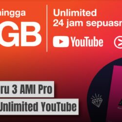 Paket Baru Perdana 3 Tri AMI Pro dengan Kuota YouTube Unlimited