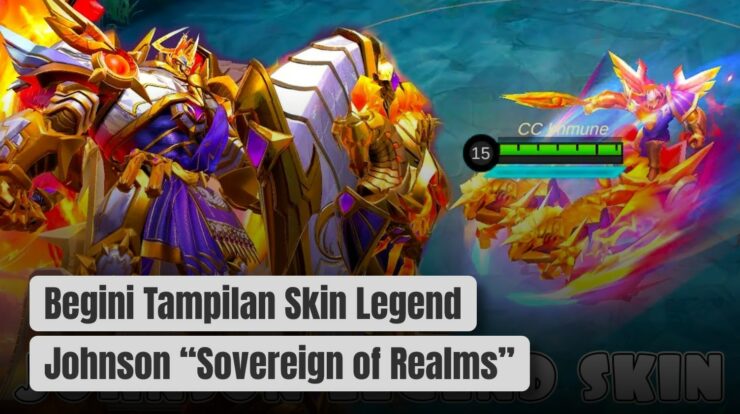 Begini Tampilan Skin Legend Johnson “Sovereign of Realms”