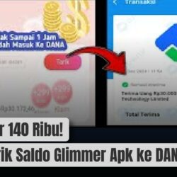 Bisa Cair 140 Ribu! Cara Tarik Saldo Glimmer Apk ke DANA