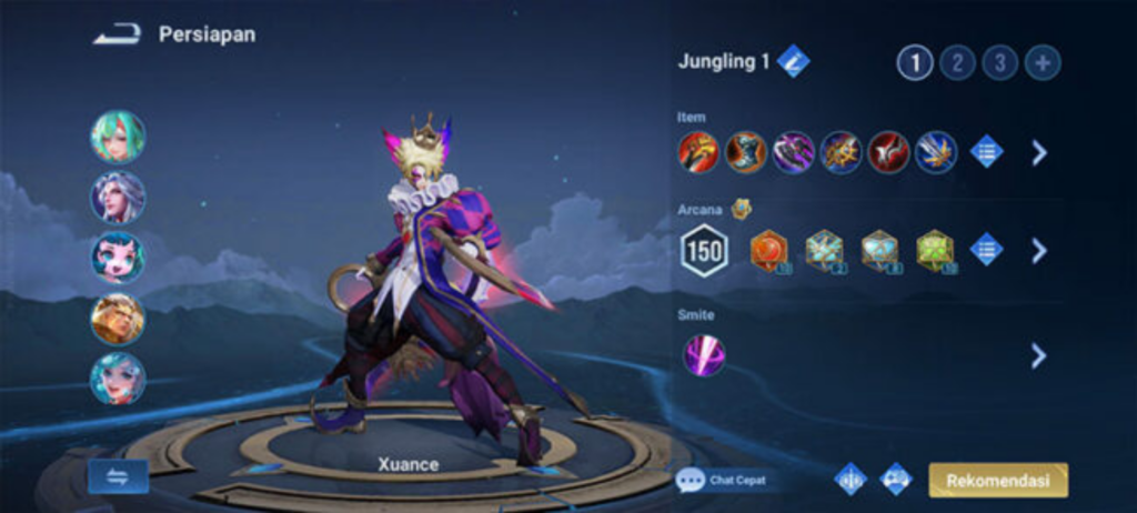 Build Xuance Jungle Paling OP di Honor of Kings! Wajib Coba