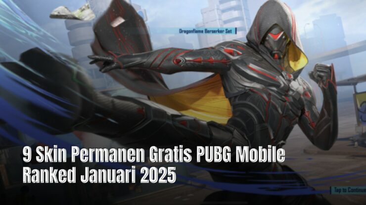 Buruan! 9 Skin Permanen Gratis PUBG Mobile Ranked Januari 2025