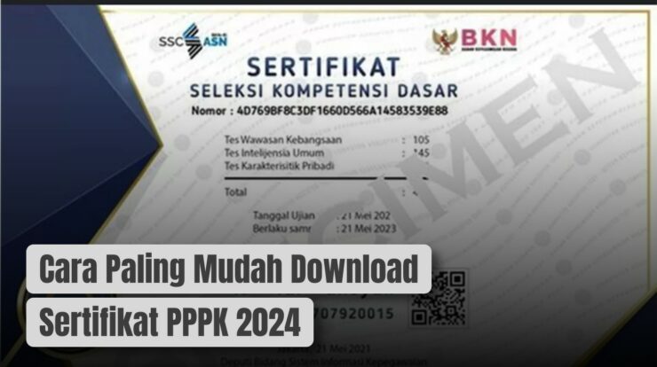 Cara Paling Mudah Download Sertifikat PPPK 2024