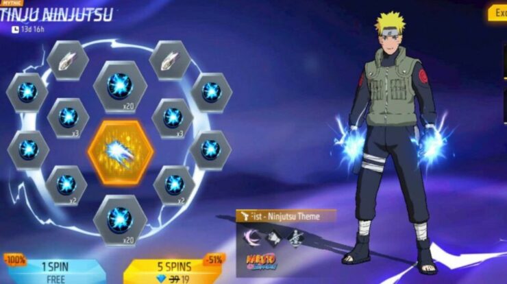 Cara Paling Mudah Mendapatkan Skin Tinju Chidori Sasuke FF