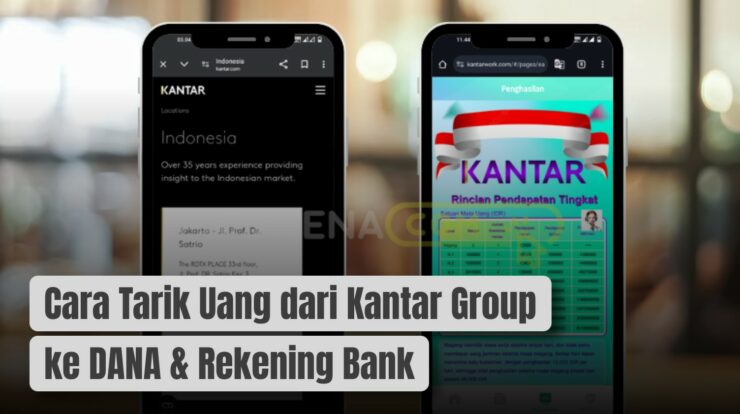 Cara Tarik Uang dari Kantar Group ke DANA & Rekening Bank