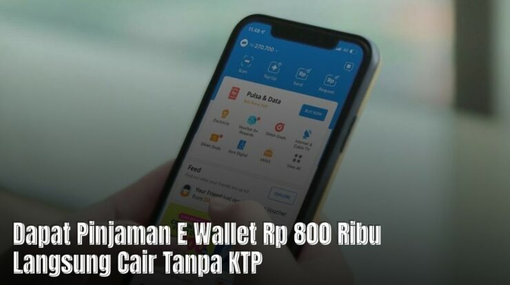 Dapat Pinjaman E Wallet Rp 800 Ribu Langsung Cair Tanpa KTP