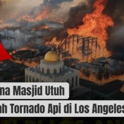 Fenomena Masjid Utuh di Tengah Tornado Api di Los Angeles