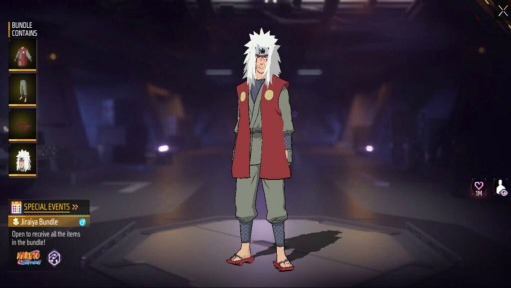 Cara Mudah Mendapatkan Bundle Jiraiya FF Secara Gratis