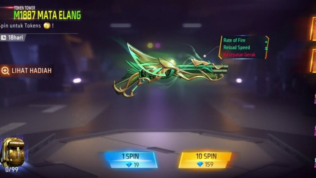 Cara Mendapatkan SG Mata Elang Legendaris Free Fire Terbaru