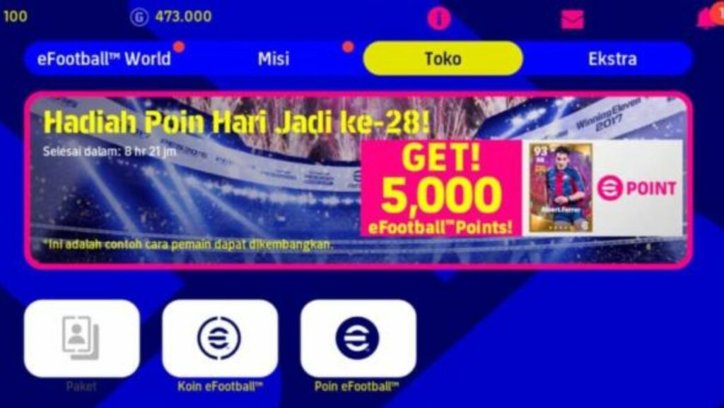 Cara Mudah Top Up eFootball 2025 di Codashop