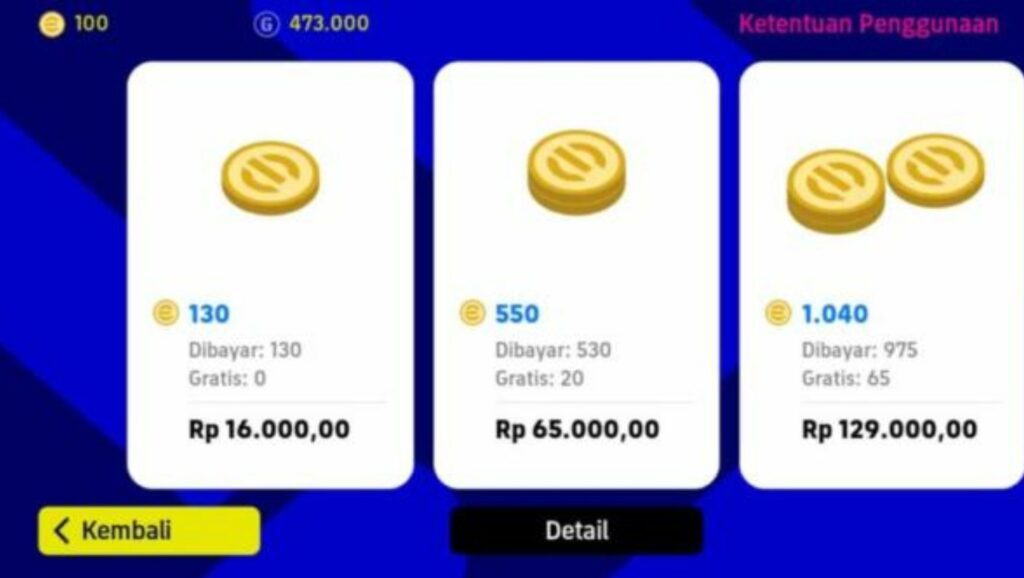 Cara Mudah Top Up eFootball 2025 di Codashop