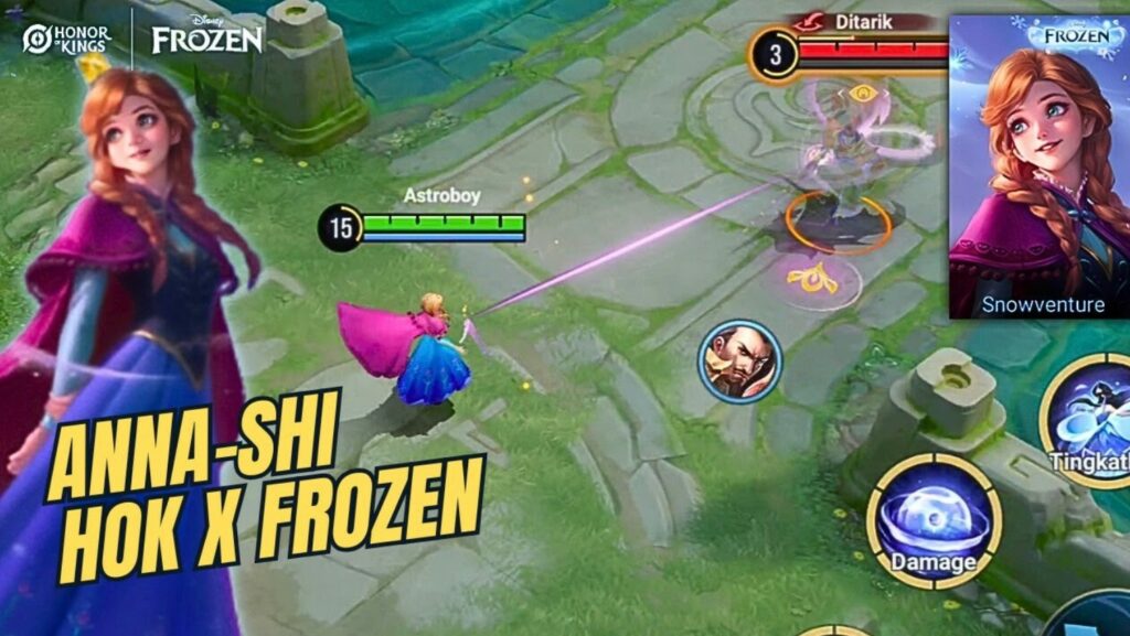 Cara Mendapatkan Skin Shi Anna HOK X Frozen Secara Gratis!