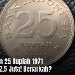 Harga Koin 25 Rupiah 1971 Dijual Rp 2,5 Juta! Benarkah?