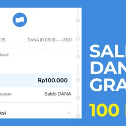 Klaim Saldo DANA Rp 100 Ribu Gratis! Begini Caranya