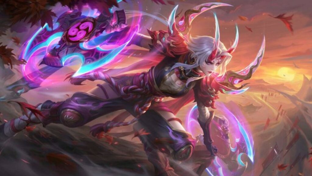 Tampilan Skin Seri Kishin Densetsu Mobile Legends