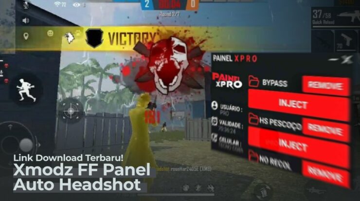 Link Download Xmodz FF Panel Auto Headshot Terbaru