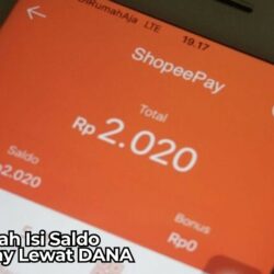 Cara Mudah Isi Saldo ShopeePay Lewat DANA