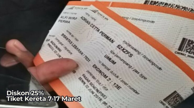 Diskon Tiket KAI hingga 25% untuk Perjalanan 7-17 Maret 2025