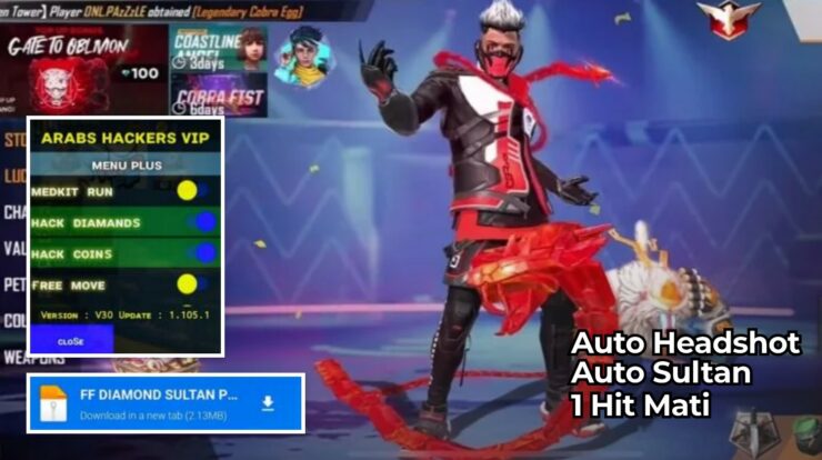 Download Arabs Hackers VIP FF APK: Cara Mudah Auto Headshot