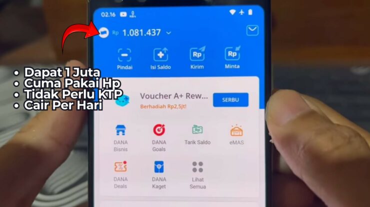 Cuma Pakai Hp! Ini Cara Dapat Uang Jutaan Rupiah per Hari