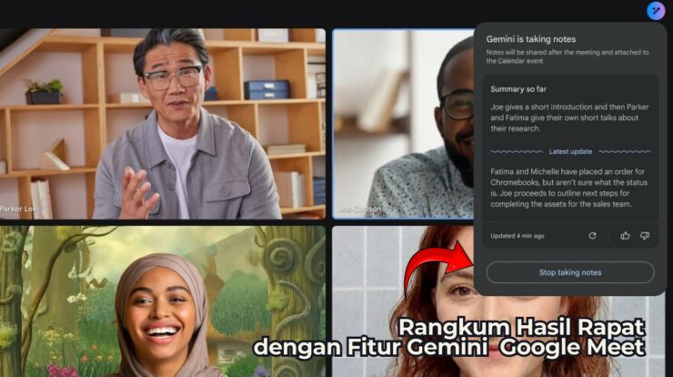 Rangkum Hasil Rapat Pake Fitur Terbaru Gemini di Google Meet